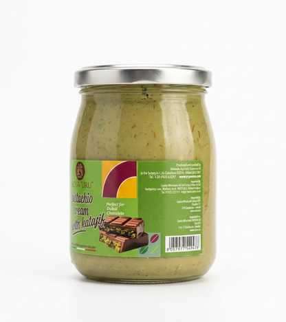 Dubai Chocolate Spreadable Pistachio Cream With Kadayif (600g)