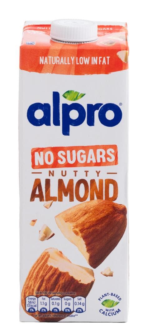 Alpro No Sugars Nutty Almond Drink (1L)