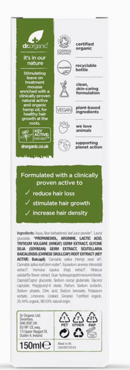 Dr. Organic Rescue & Restore Hair & Scalp Treatment Mousse-150ml