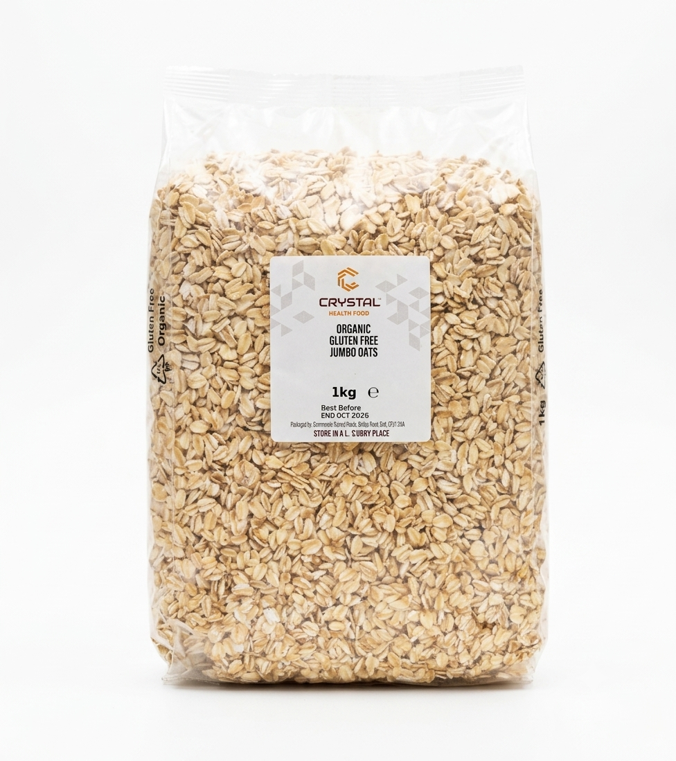 Crystal Organic Gluten-Free Jumbo Oats | 1kg