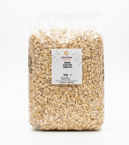 Crystal Organic Gluten-Free Jumbo Oats | 1kg