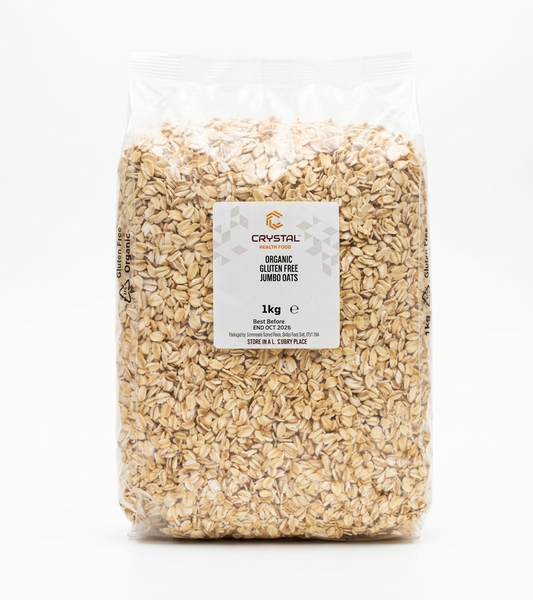 Crystal Organic Gluten-Free Jumbo Oats | 1kg