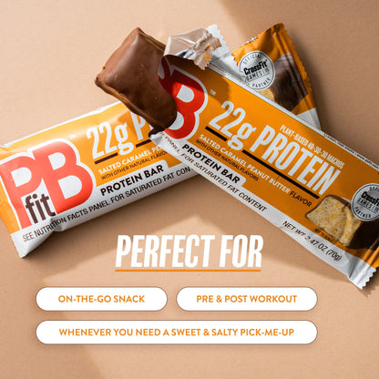 PBfit Salted Caramel Peanut Butter Protein Bar 70g