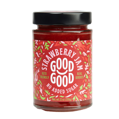 Good Good Strawberry Stevia Keto Jam 330g