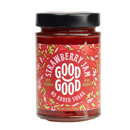 Good Good Strawberry Stevia Keto Jam 330g