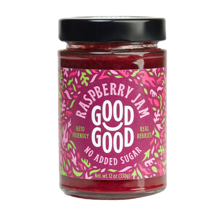 Good Good Raspberry Stevia Jam 330g