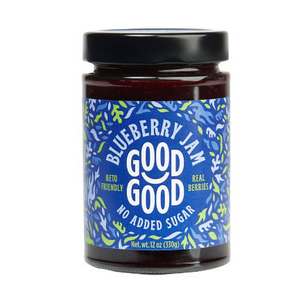 Good Good Blueberry Stevia Keto Jam 330g