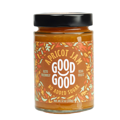 Good Good Apricot Stevia Keto Jam 330g