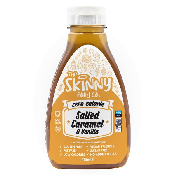 Salted Caramel Vanilla Virtually Zero © Sugar Free Skinny Syrup - 425m ...
