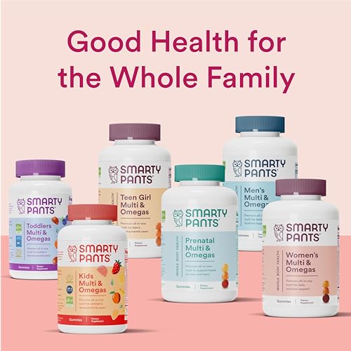 SmartyPants Adult Probiotic & Prebiotic Gummies — Digestive Health & Immune Support, Strawberry (60 Count)