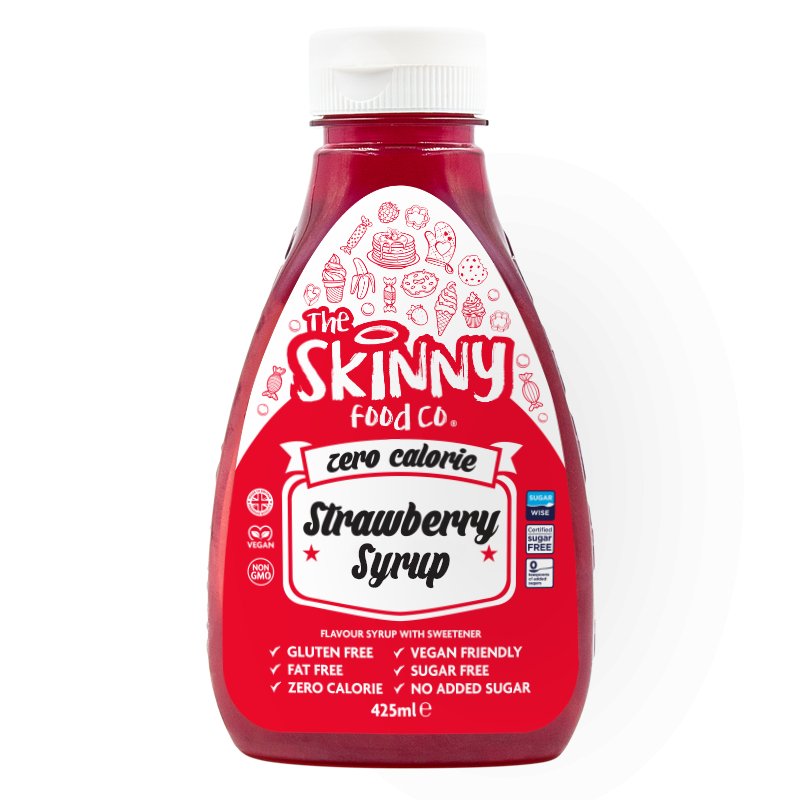 Strawberry Sauce - Sugar Free Zero Calorie Syrup - 425ml