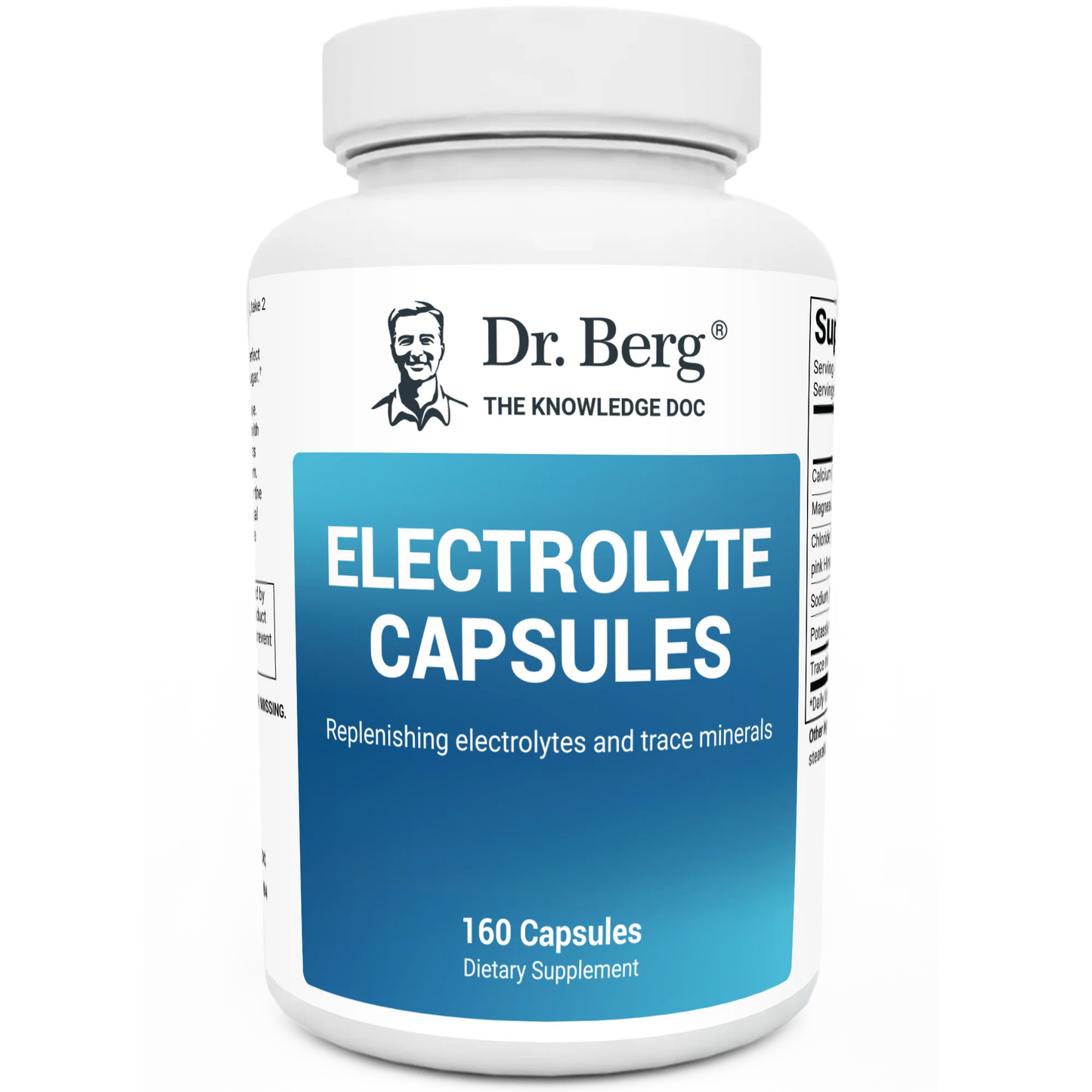 Electrolyte Capsules with Potassium and Magnesium – 160 Vegetable Capsules