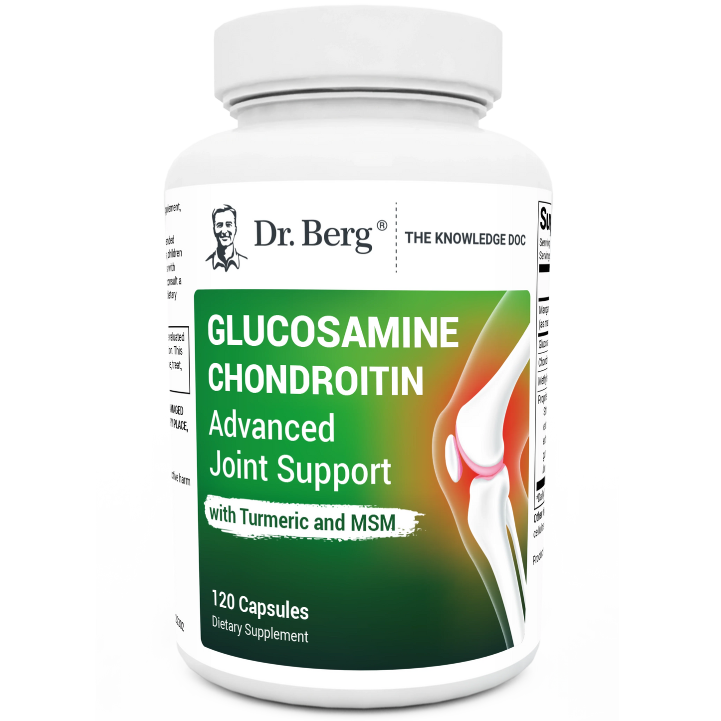 Glucosamine Chondroitin Advanced Joint Support with MSM – 120 Vegetable Capsules