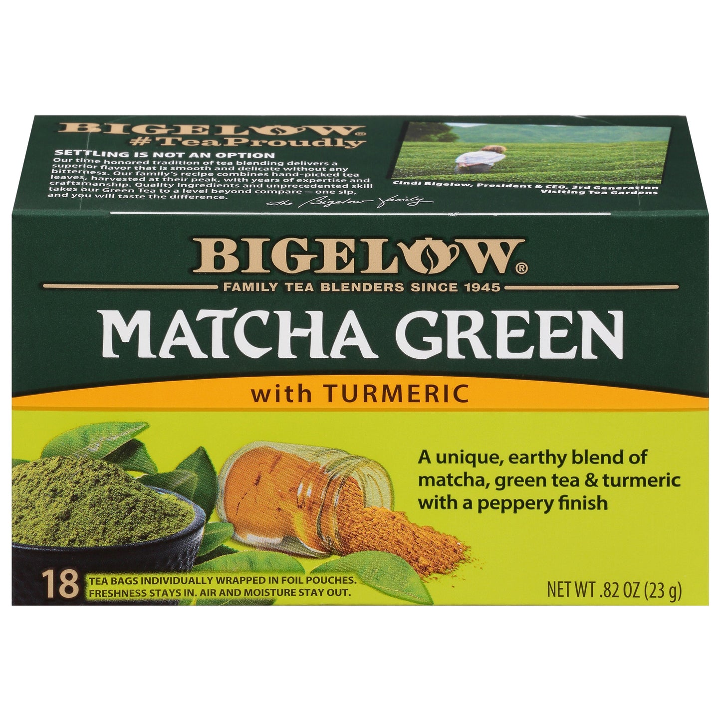 Matcha Green Tea with Turmeric