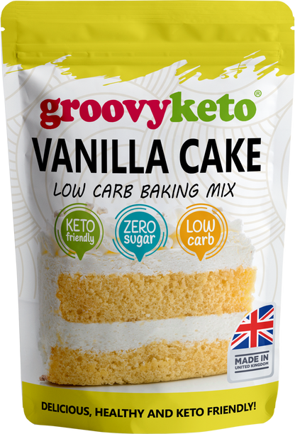 Groovy Keto Low Carb Vanilla Cake Mix 260g