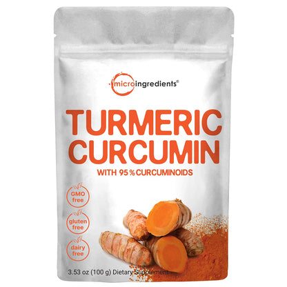 Micro Ingredients Turmeric Curcumin Powder, 50 grams